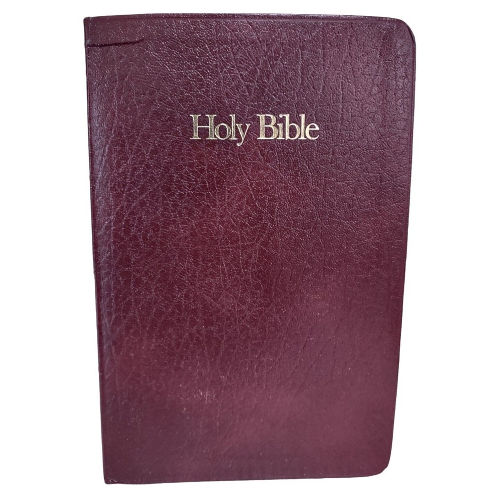 Holy Bible KJV New American Bible Catholic Edition 1970 Burgandy Nelson 9053R